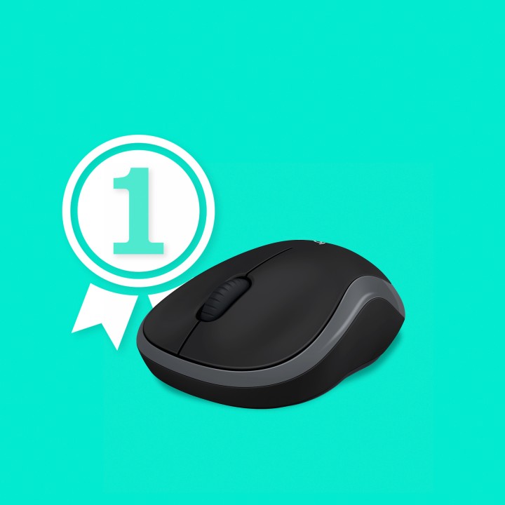 Ratón LOGITECH M185 RF Wireless Gris (910-002238)