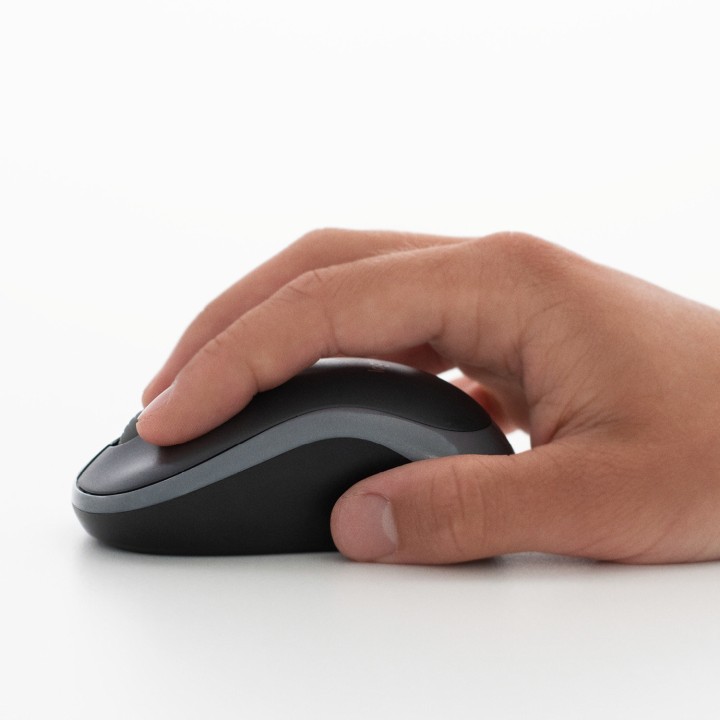 Ratón LOGITECH M185 RF Wireless Gris (910-002238)
