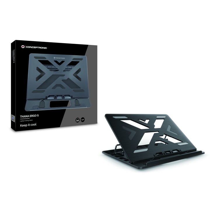 Base Refrigeración CONCEPTRONIC 15.6" Negra (THANA03B)