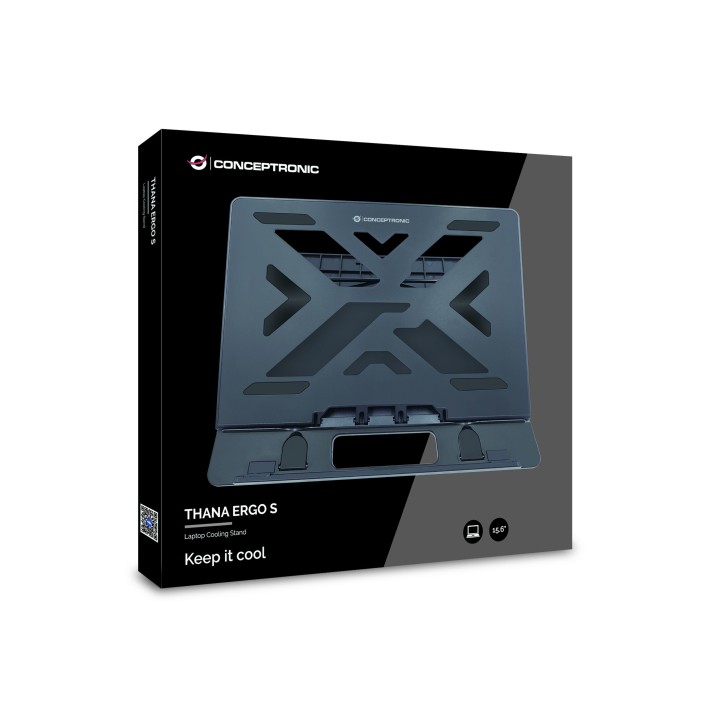 Base Refrigeración CONCEPTRONIC 15.6" Negra (THANA03B)