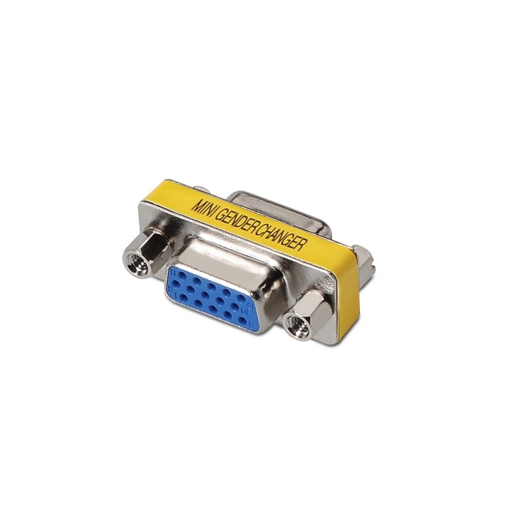 Adaptador AISENS VGA/H a VGA/H Azul/Plata (A114-0082)