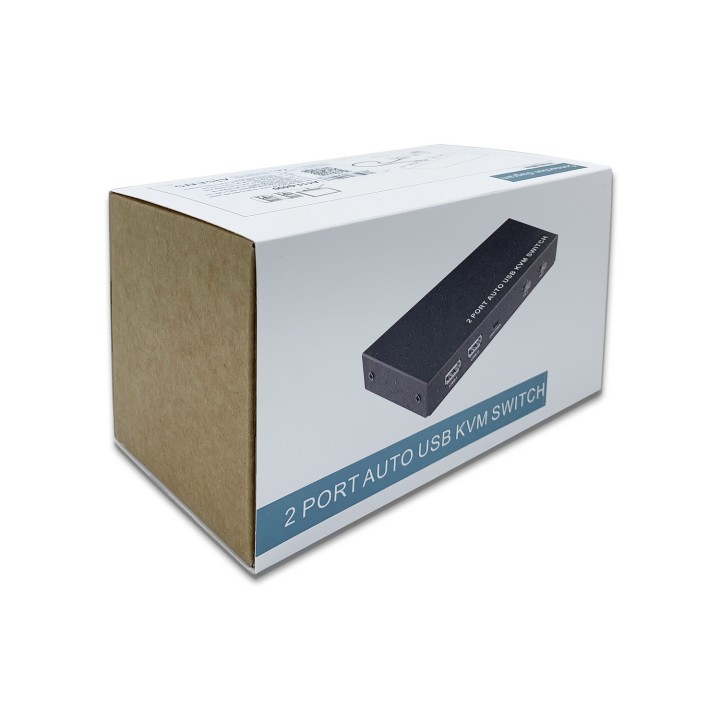 Conmutador AISENS KVM 4K USB 2.0 HDMI Negro (A111-0400)