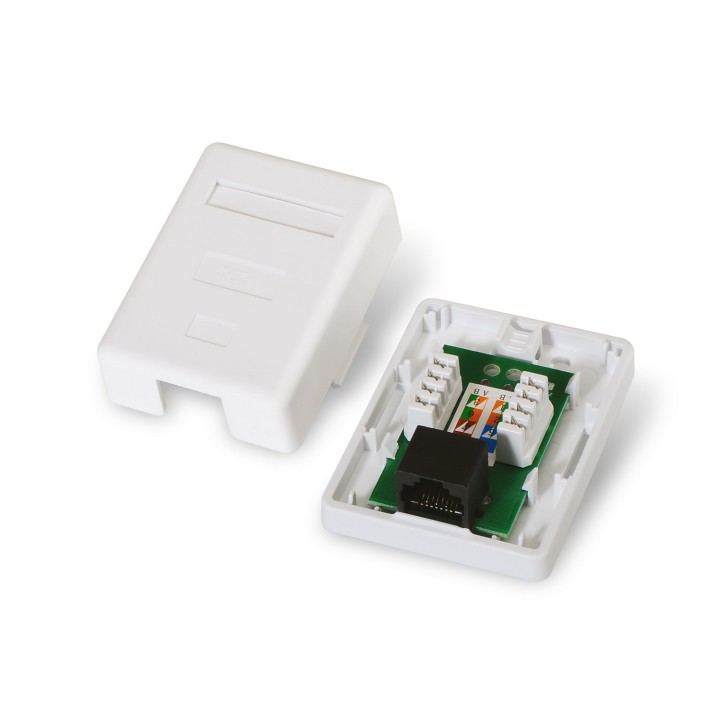 Roseta AISENS 1xRJ45 Cat.6 UTP Blanco (A139-0301)