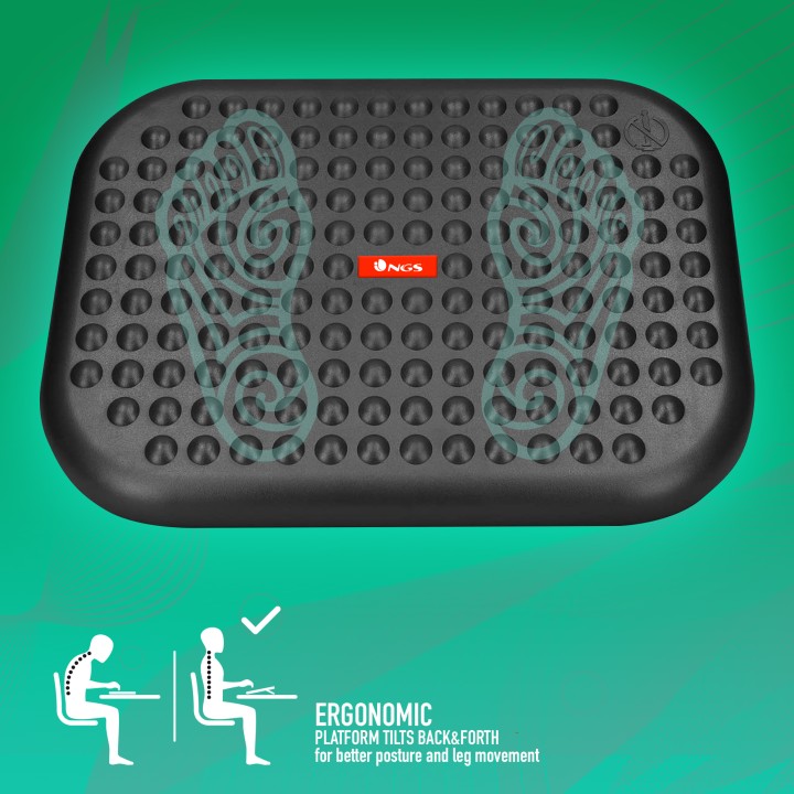 Reposapies NGS Ergonómico ajustable (FOOTNEST)