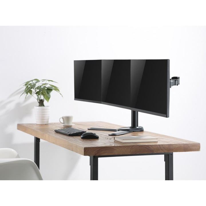 Soporte de Mesa EQUIP 3 Monitores 17"-27" (EQ650125)