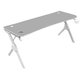 Mesa Mars Gaming 160x75X60cm Blanca (MGDXLW)