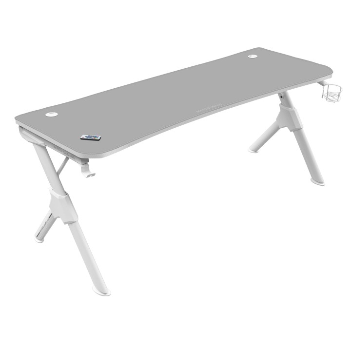 Mesa Mars Gaming 160x75X60cm Blanca (MGDXLW)