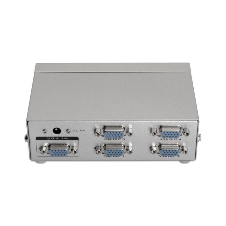 Splitter AISENS 1xVGA In 4xVGA Out Gris (A116-0085)