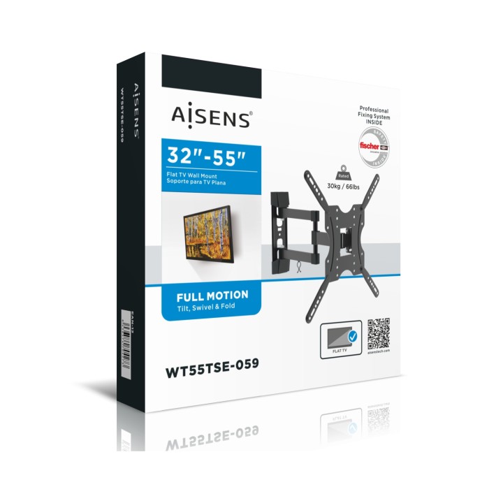 Soporte Pared AISENS 32"-55" Gira/Inclina (WT55TSE-059)