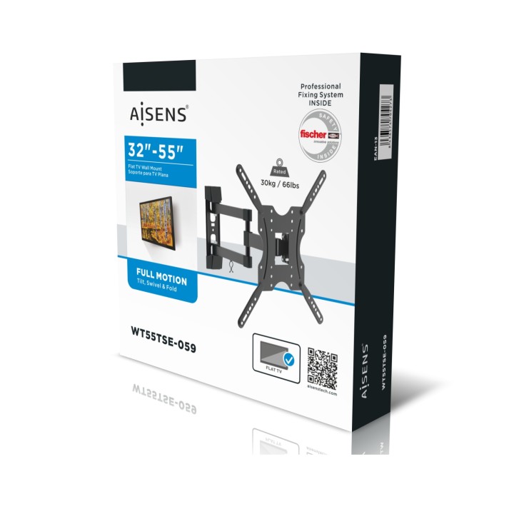 Soporte Pared AISENS 32"-55" Gira/Inclina (WT55TSE-059)