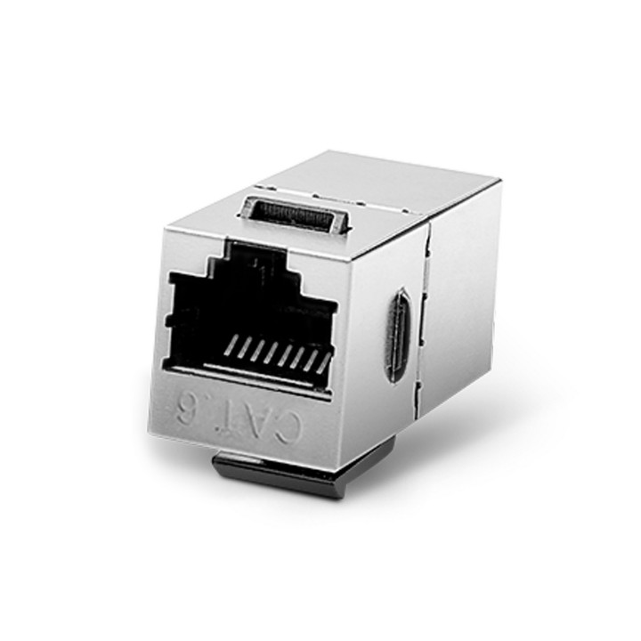Adaptador AISENS RJ45/H a RJ45/H UTP Plata (A139-0300)