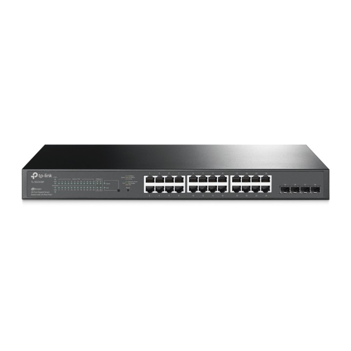 Switch TP-Link 24xRJ45 4xSFP PoE+ 1U Negro (TL-SG2428P)