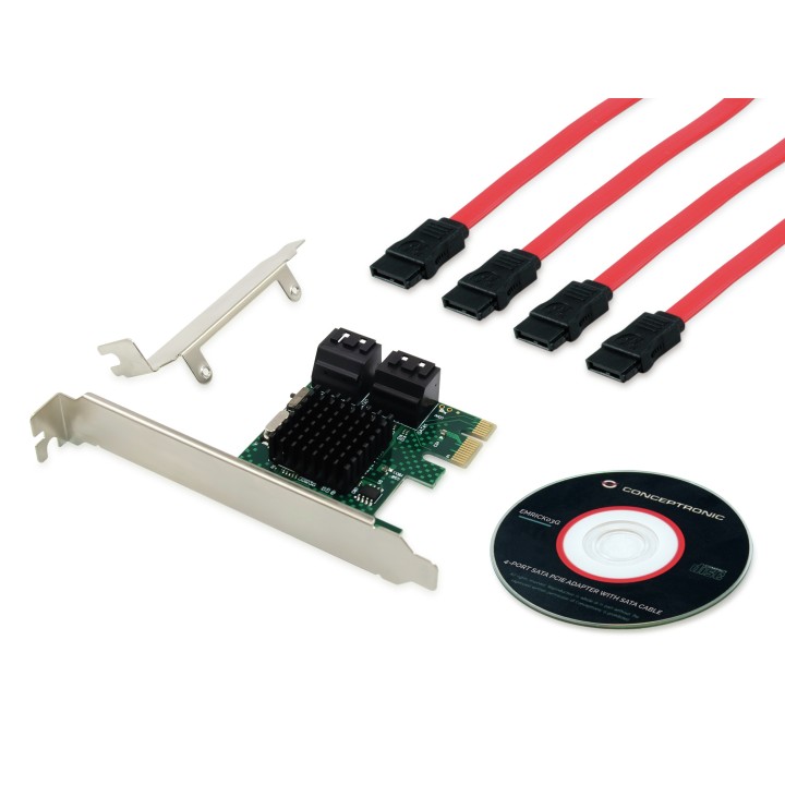 Controladora CONCEPTRONIC PCIe 2.0 4xSATA3 (EMRICK03G)