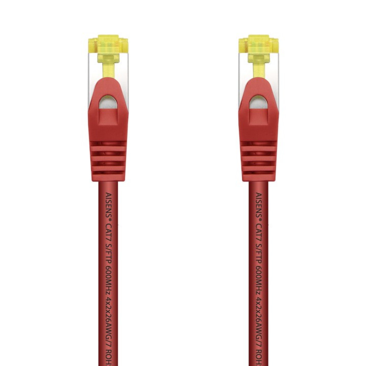 Latiguillo AISENS RJ45 Cat.7 SFTP 2m Rojo (A146-0471)
