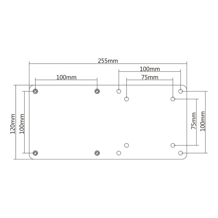 Soporte Vesa AISENS para Mini PC Negro (MPC01-055)