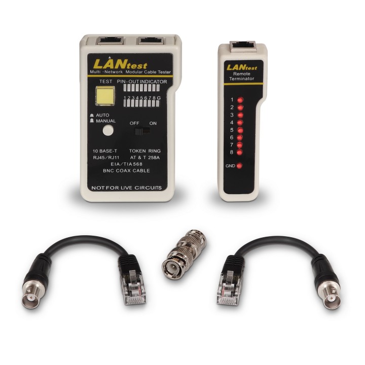Testeador AISENS RJ11/RJ12/RJ45 Coaxial (A142-0314)