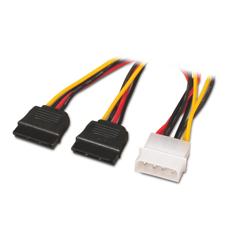 Cable AISENS Molex/M a 2xSATA/M 20cm (A131-0161)