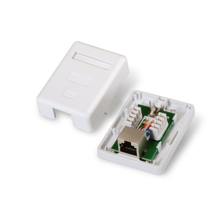 Roseta AISENS RJ45 Cat6 FTP 1 Toma Blanca (A139-0303)
