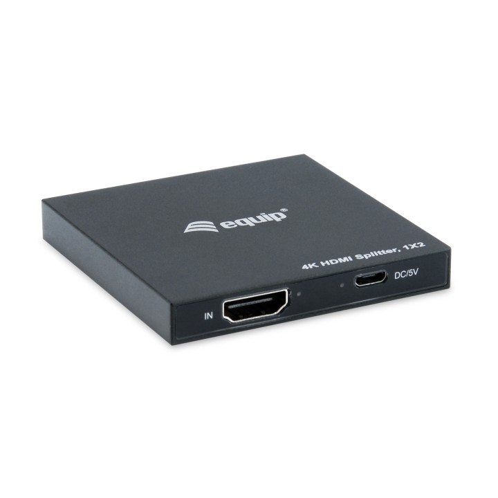 Splitter EQUIP 4K UHD 3D 2xHDMI Out Negro (EQ332715)