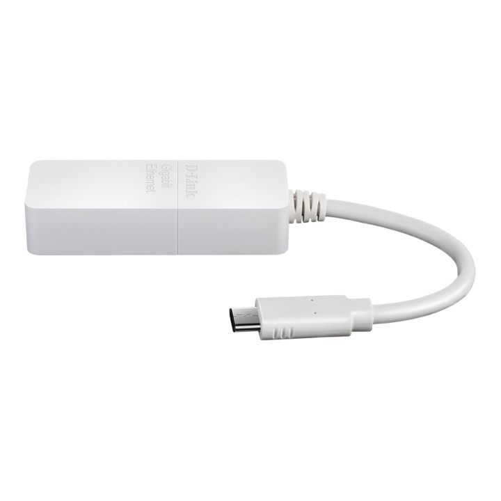 Adaptador D-Link USB-C a Gbit Ethernet Blanco (DUB-E130