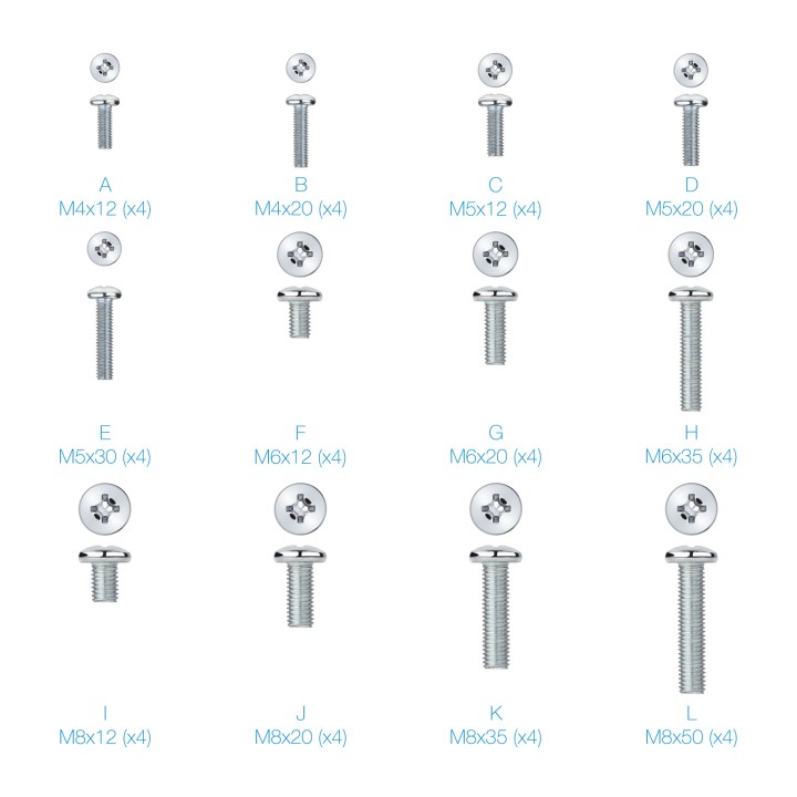 Kit de Montaje Universal TOOQ para pantallas (SSK4820)