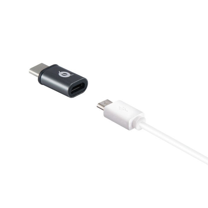 Adaptador CONCEPTRONIC USB-C a USB-A/mUSB 2Un (DONN04G)