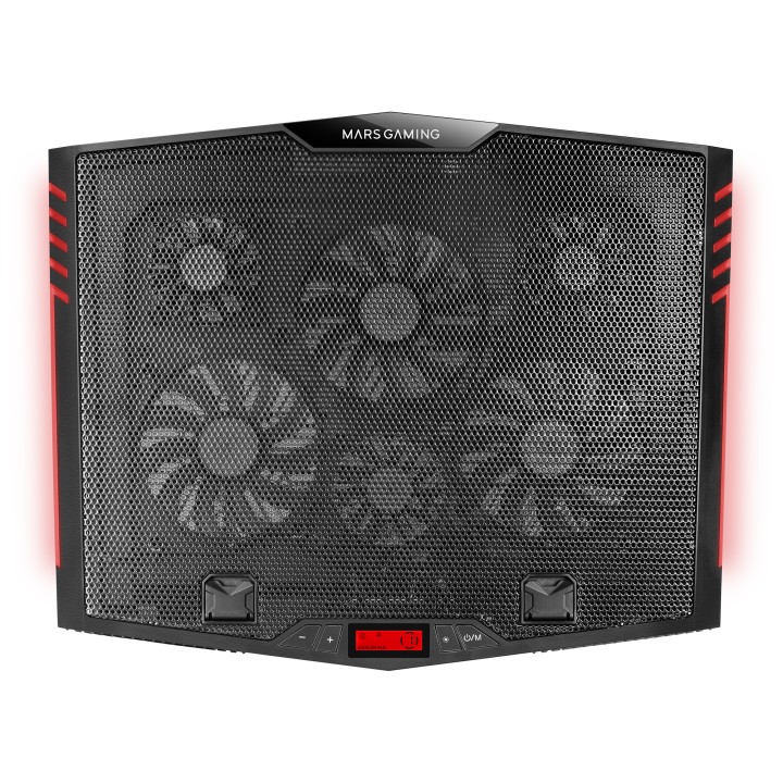Base Refrigeración Mars Gaming 17" Stand Negra (MNBC5)