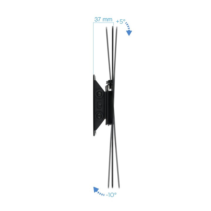 Soporte Pared TOOQ 23"-42" Inclinable 37Kg (LP1342T-B)