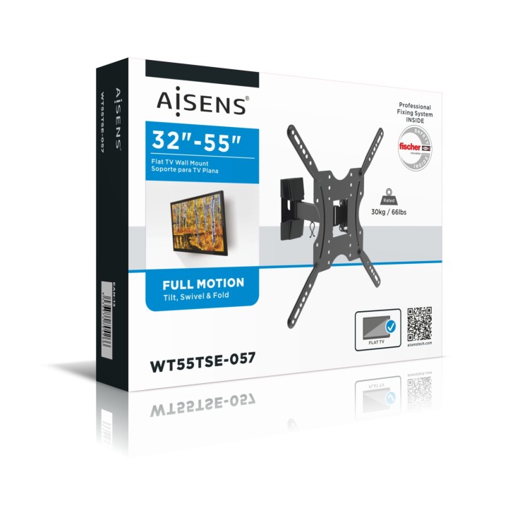 Soporte Pared AISENS 32"-55" Gira/Inclina (WT55TSE-057)