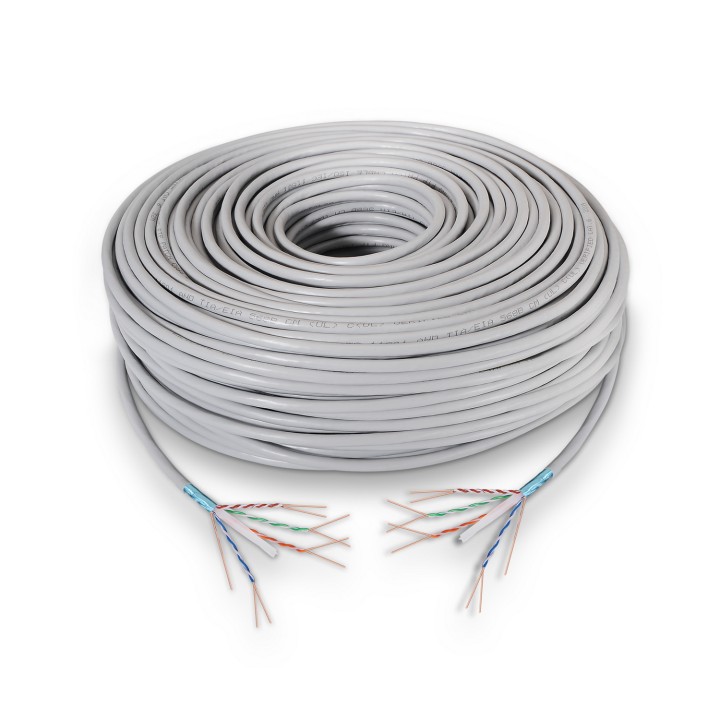 Cable AISENS RJ45 Cat.6 FTP AWG24 100m Gris (A136-0281)