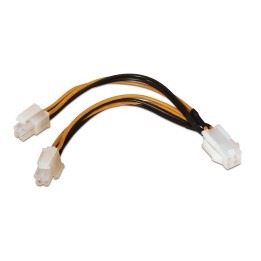 Cable AISENS 2x4-pin/M a 4-pin/H 15cm (A131-0166)