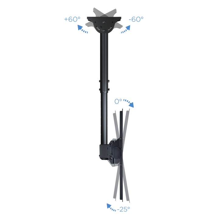 Soporte Techo TOOQ 37-70" Gira/Inclina (LPCE1170TSLI-B)