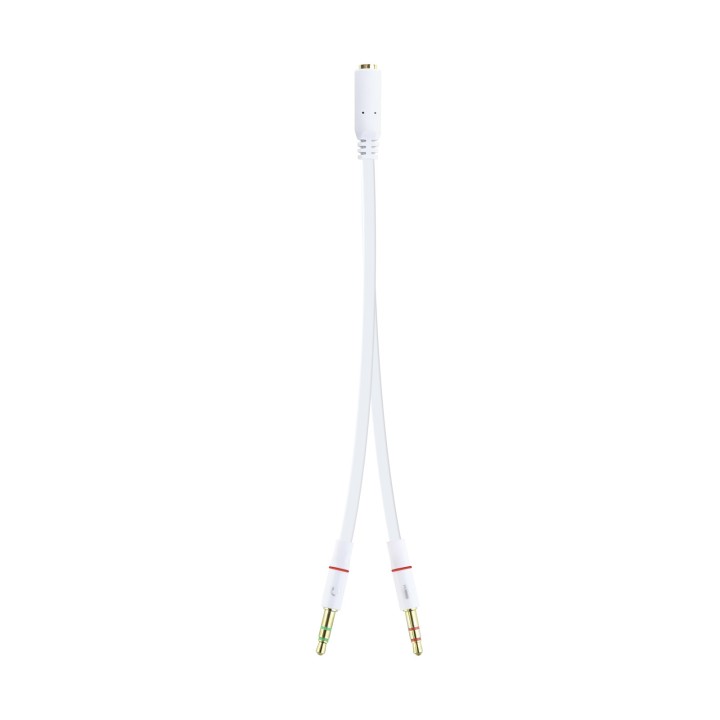 Adaptador Nanocable 3.5mm/H a 2x3.5mm/M (10.24.1203)