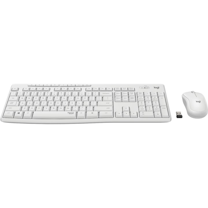 T+Ratón LOGITECH MK295 Wireless Blanco (920-009822)