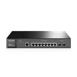 Switch TP-Link 8xRJ45 2xSFP Rack Negro (TL-SG3210)