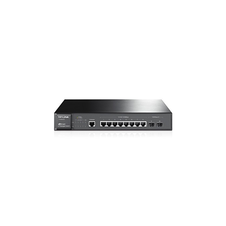 Switch TP-Link 8xRJ45 2xSFP Rack Negro (TL-SG3210)