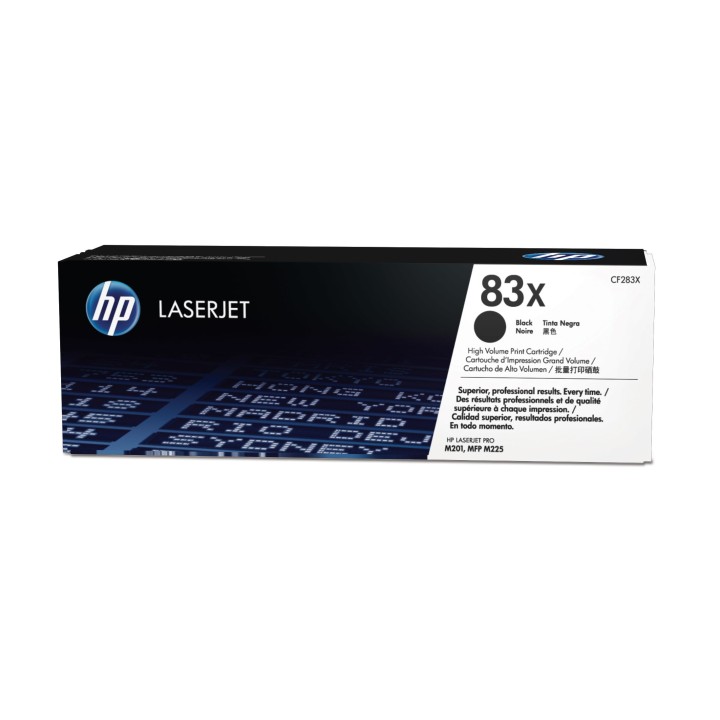 Toner HP LaserJet Pro 83X Negro 2200 páginas (CF283X)