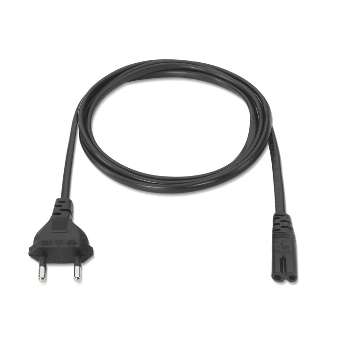 Cable AISENS CEE7/M a C7/H 1.5m Negro (A132-0173)