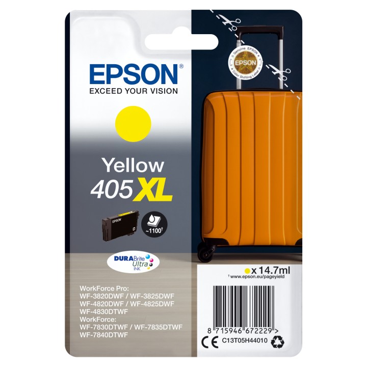 Tinta Epson 405 XL Amarillo 14.7ml (C13T05H44010)