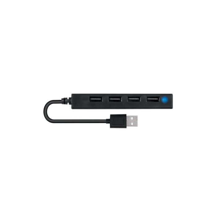 Hub CONCEPTRONIC USB 2.0 a 4xUSB 2.0 Negro (HUBBIES05B)