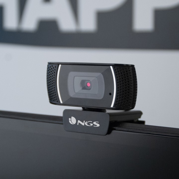 WebCam NGS FHD USB 2.0 Micrófono Negra (XPRESSCAM1080)