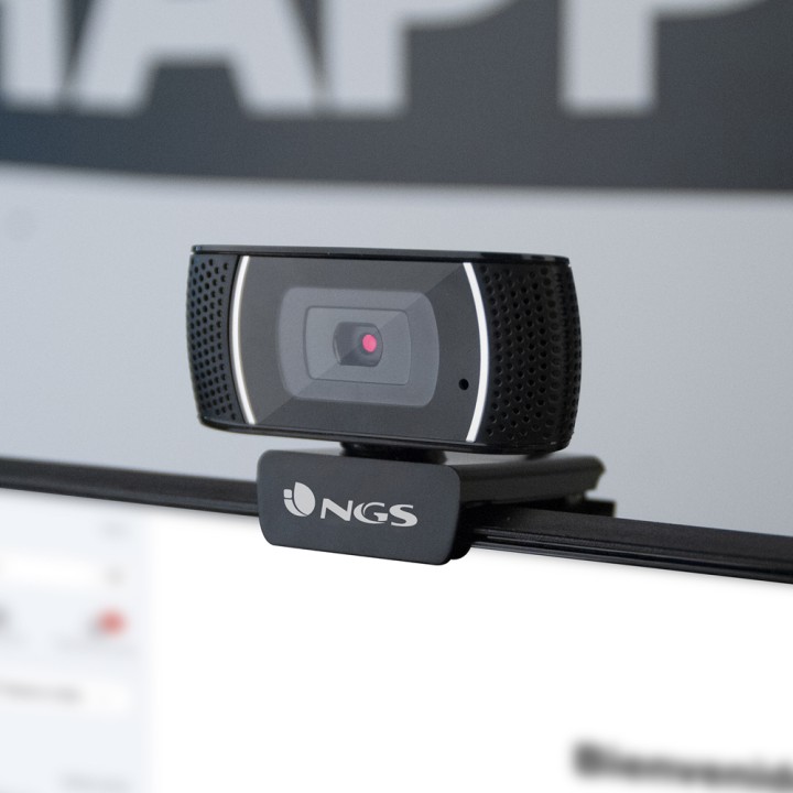 WebCam NGS FHD USB 2.0 Micrófono Negra (XPRESSCAM1080)