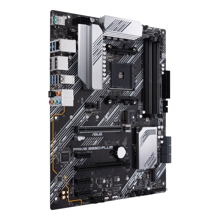 ASUS PRIME B550-PLUS:(AM4) 4DDR4 USB HDMI DP RJ45 ATX