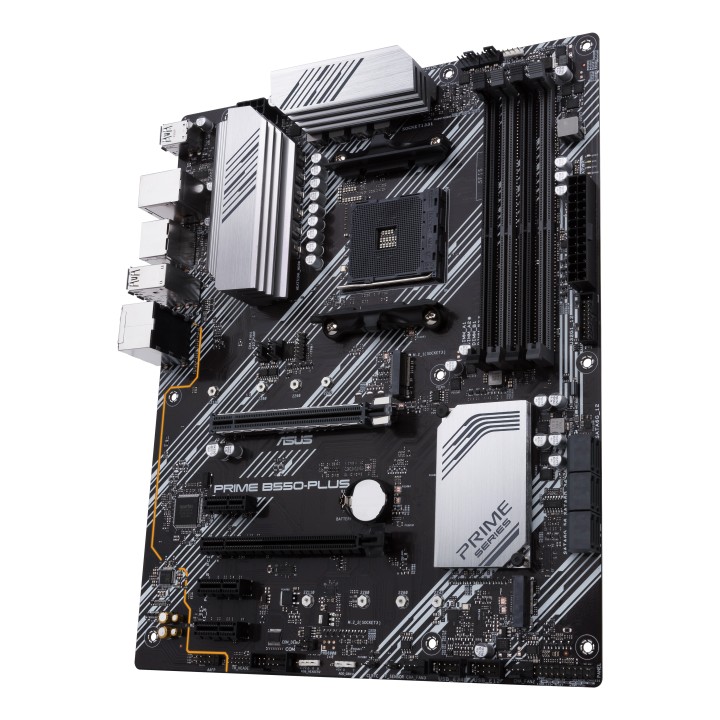 ASUS PRIME B550-PLUS:(AM4) 4DDR4 USB HDMI DP RJ45 ATX