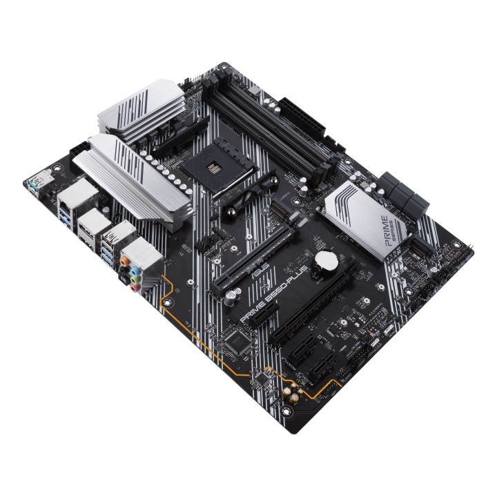 ASUS PRIME B550-PLUS:(AM4) 4DDR4 USB HDMI DP RJ45 ATX