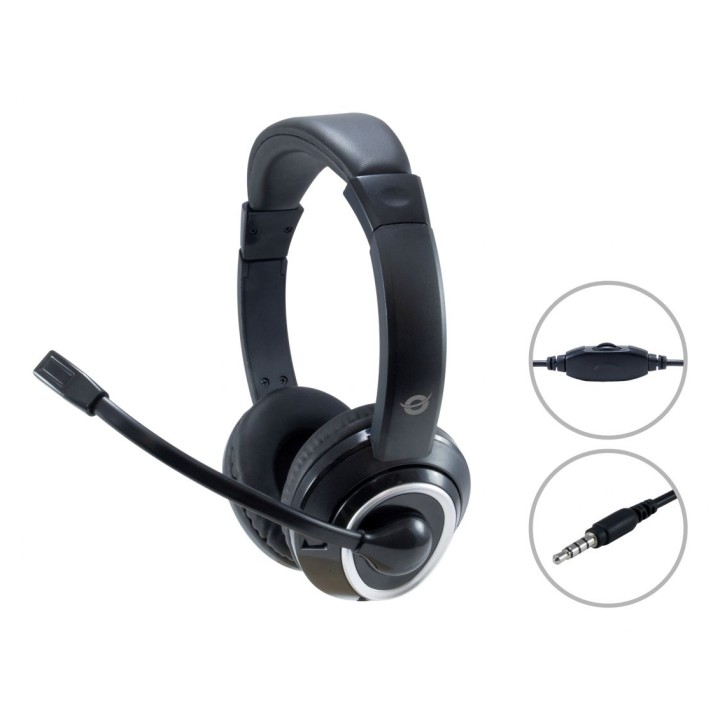 Auric+Micro CONCEPTRONIC 3.5mm Negros (POLONA02B)