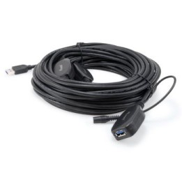 Cable EQUIP USB-A/M a USB-A/H 15m Negro (EQ133348)