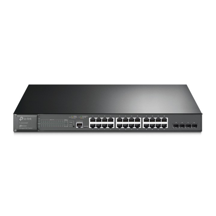 Switch TP-Link 24xRJ45 GbE 4SFP PoE+ Rack (TL-SG3428MP)