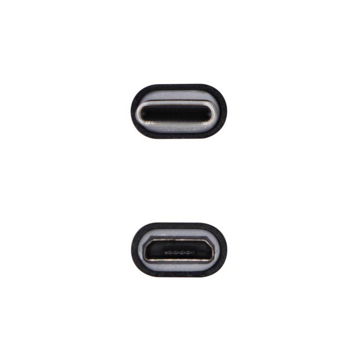 Adaptador AISENS USB-C/M a mUSB-B/H Negro (A108-0414)