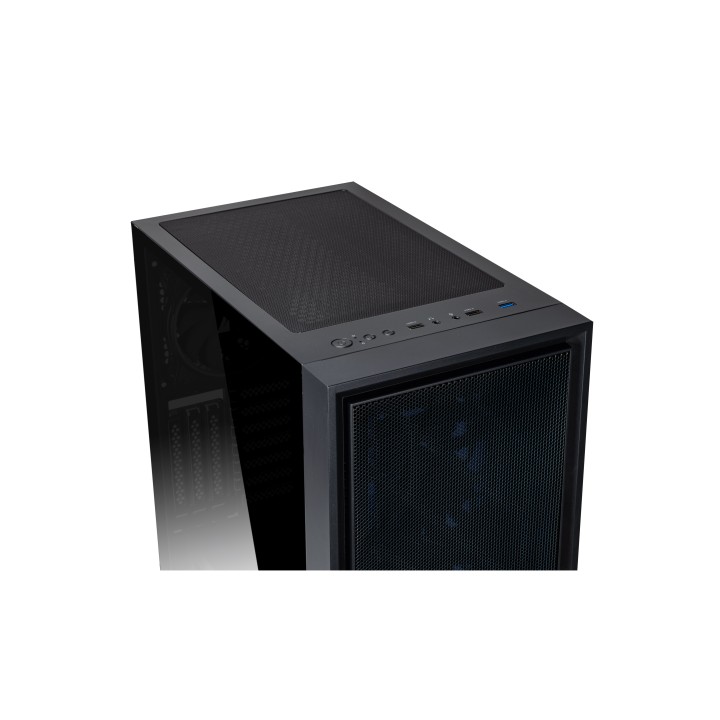 Caja Gaming Abysm Danube Kamp ARGB ATX Negra (AB812107)